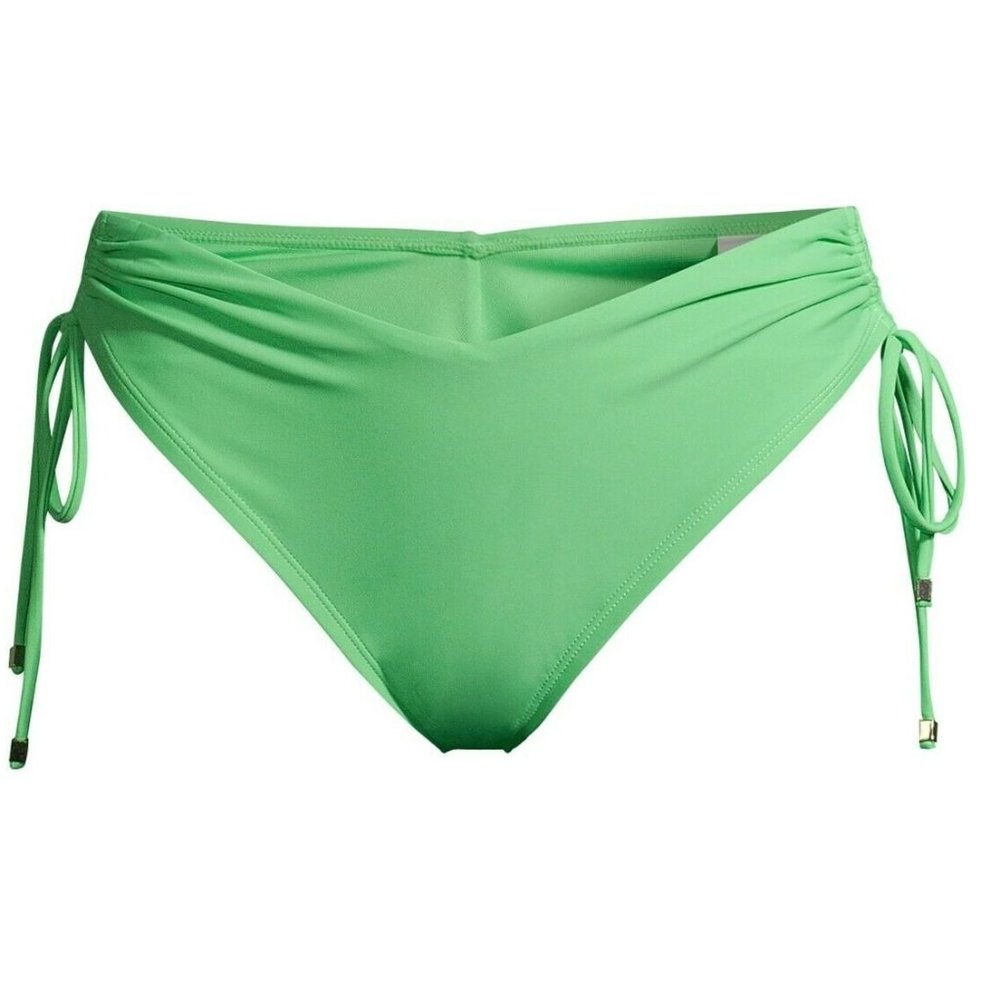 Time and Tru Women's Side Tie High Leg Bikini Bottoms Size 1X 16W-18W Mint NWT